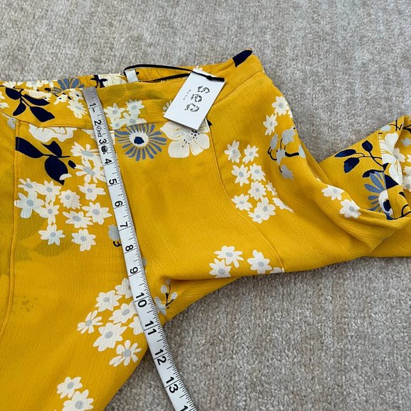 NWT Sea New York Pia High Rise Wide Leg Floral Pants 2 - Picture 7 of 11